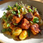 Marry Me Crispy Tofu with Gnocchi - Vegan & Dairy Free!