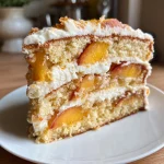 Peaches and Cream Cake