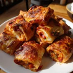 Savory Vegan Pizza Rolls