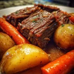 Slow Cooker Pot Roast Recipe for Tender, Juicy Beef
