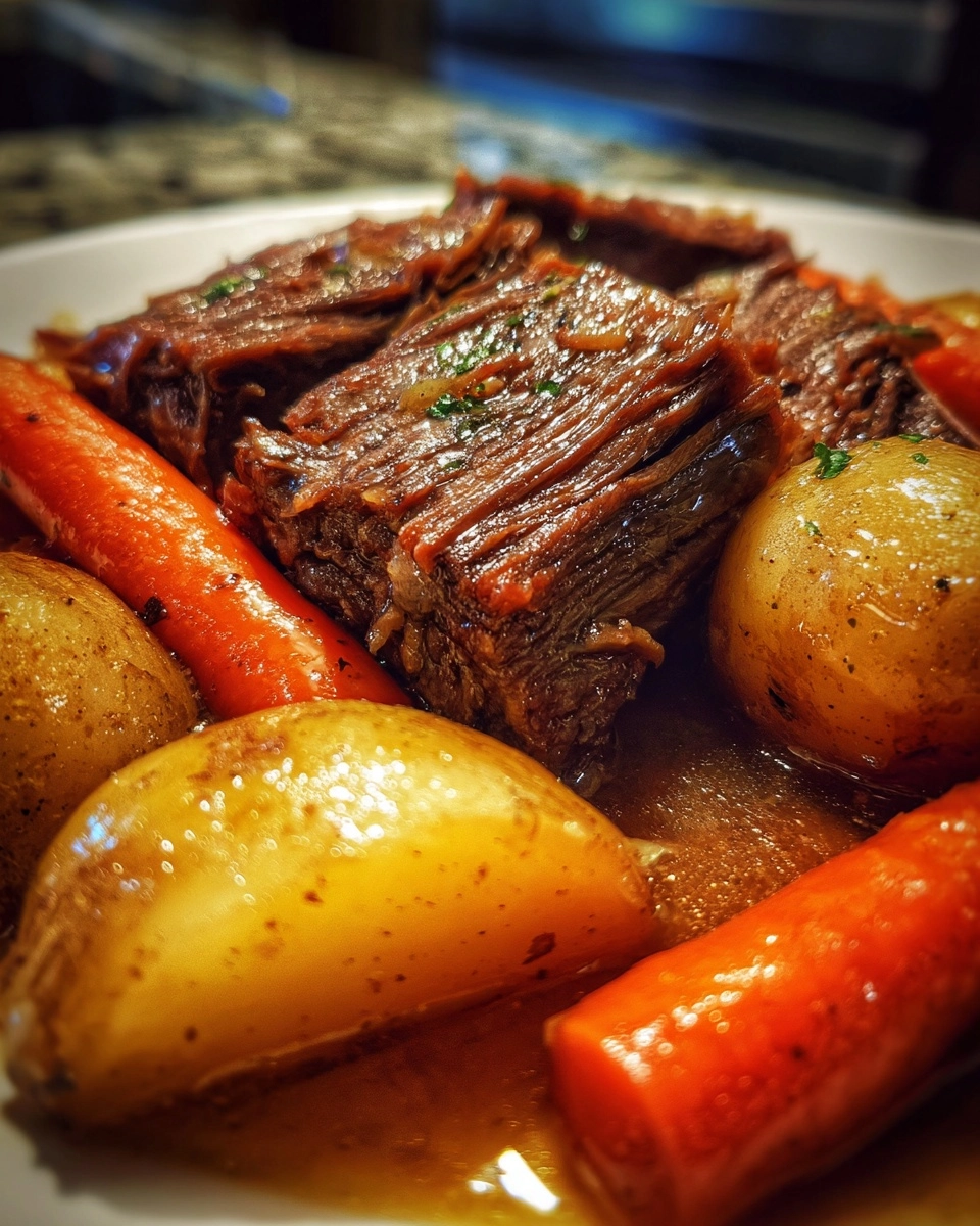 Slow Cooker Pot Roast Recipe for Tender, Juicy Beef