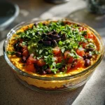 Spooky Halloween Taco Dip