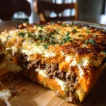 Sweet Potato Ground Beef Casserole