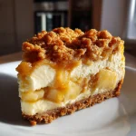 Vegan Apple Crumble Cheesecake