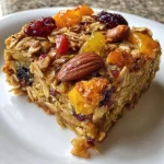 Vegan Baked Oatmeal (Perfect for Meal Prep!) - Hannah Magee RD