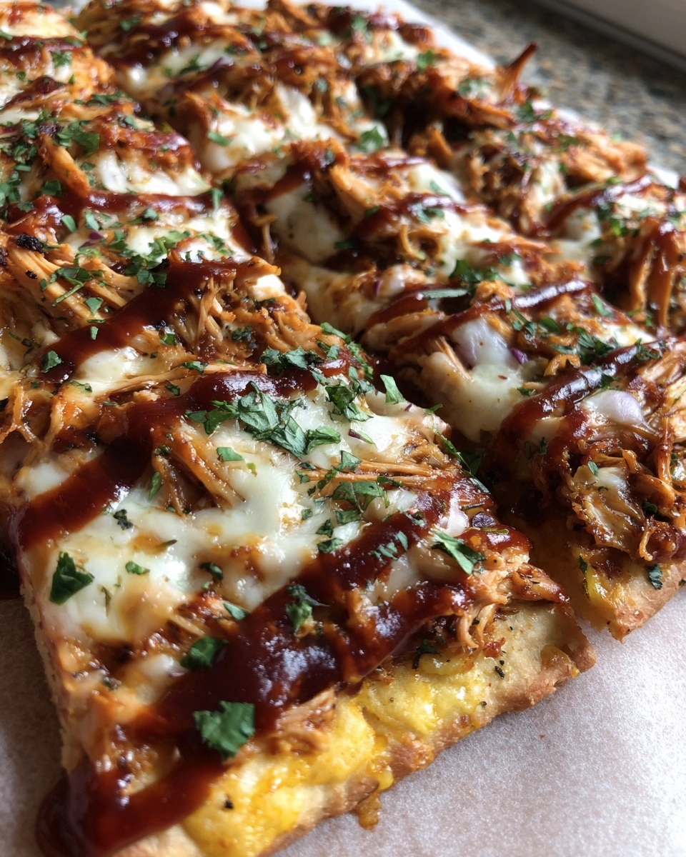 22-Minute BBQ Chicken Flatbread Pizza That Saves Dinner