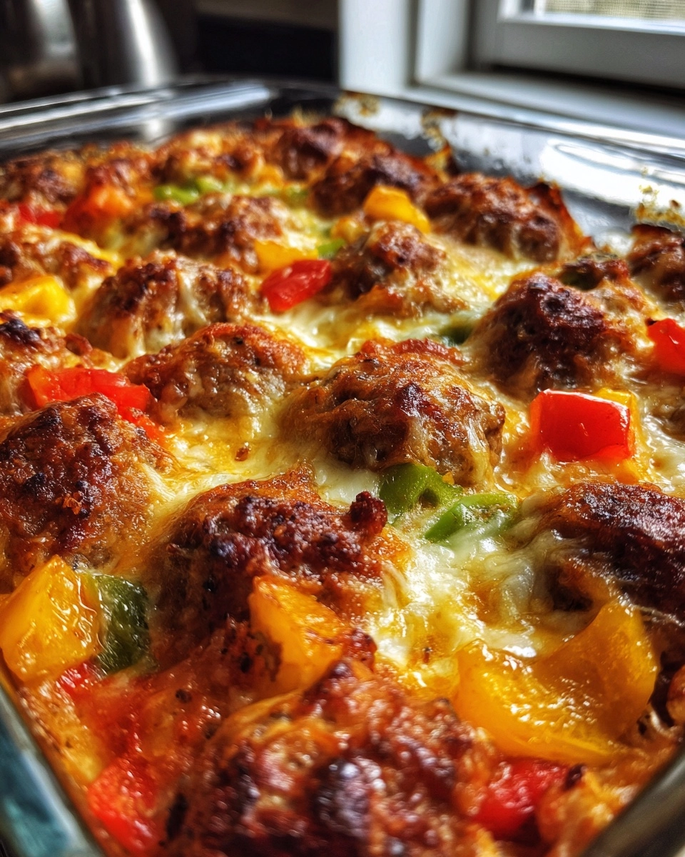 50-Minute Dump-and-Bake Meatball Casserole