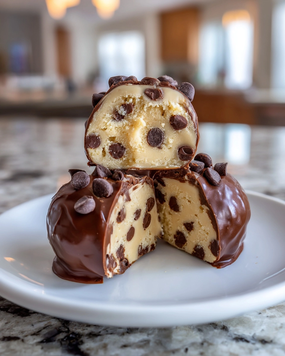 Cookie Dough Truffles: Indulgent Chocolate Chip Dream!