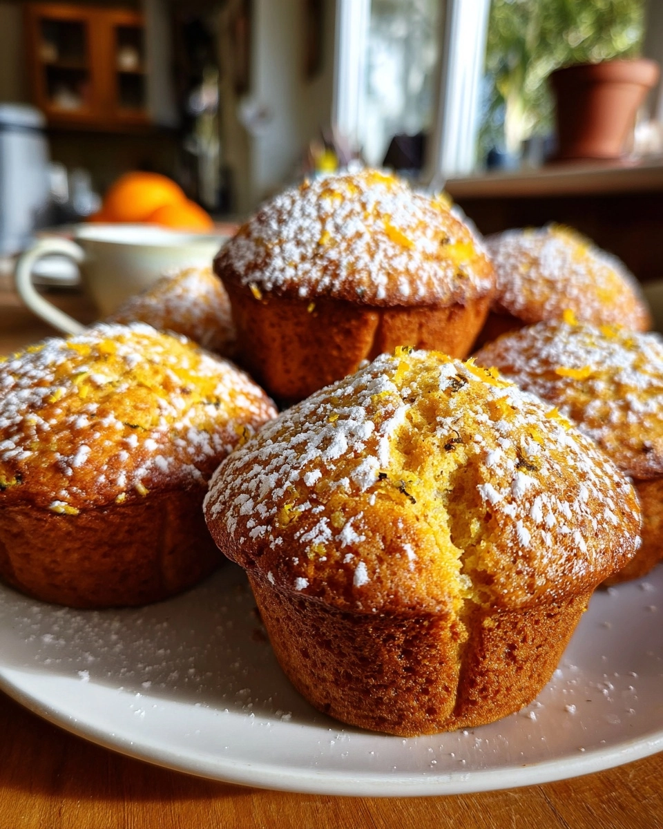 Cozy Morning Treat: Irresistible Orange Cardamom Muffins