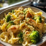 Creamy 20-Minute Chicken Broccoli Baked Alfredo Recipe