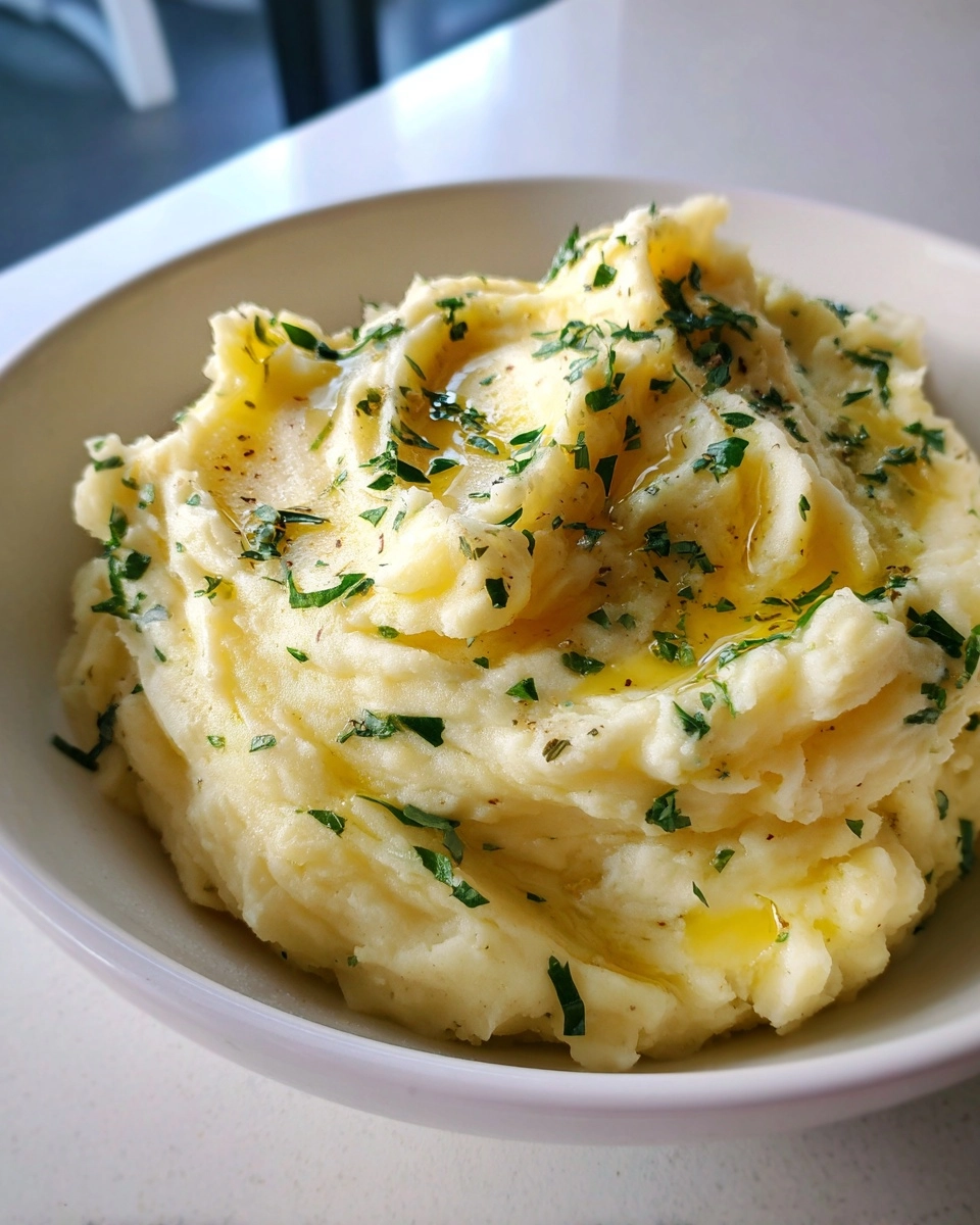 Creamy Garlic Butter Mashed Potatoes Recipe in Just 20 Min