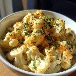 Creamy Keto Cauliflower Mac & Cheese in Just 35 Minutes