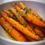 Crispy Roasted Garlic Parmesan Carrots
