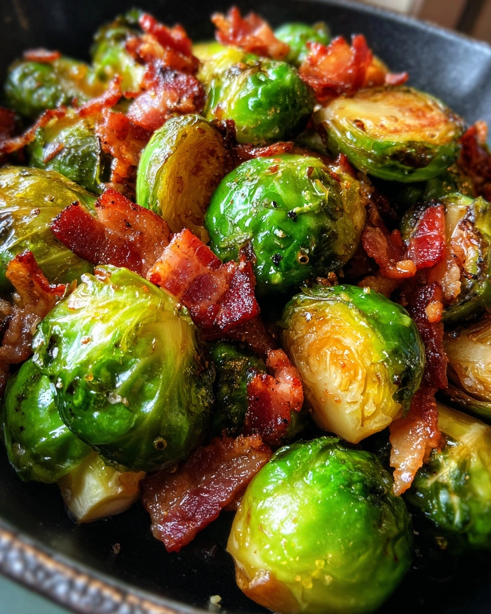 Irresistible Maple Bacon Brussels Skillet in 30 Minutes