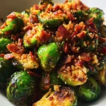 Irresistible Roasted Brussels Sprouts with Bacon in 25 Min