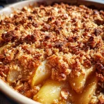 Irresistible Warm Pear & Almond Crumble Recipe in 35 Minutes