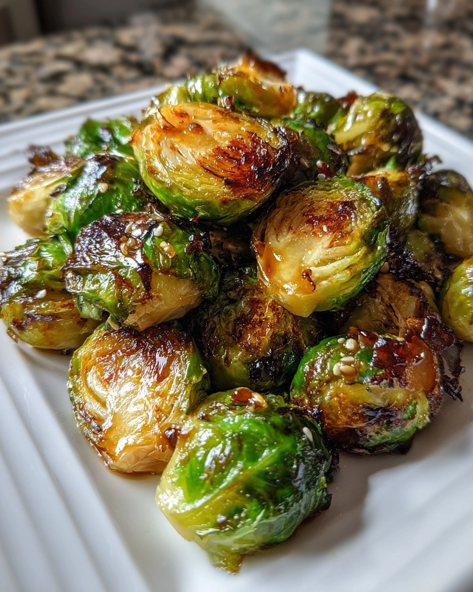 Maple Miso Glazed Brussels Sprouts - You Won't Believe the Flavor!